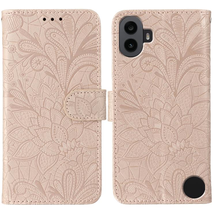 Lace Flower Embossing Flip Leather Phone Case, For Nothing CMF Phone 2 Pro, For Nothing Phone 3a, For Nothing Phone 3a Pro, For Nothing CMF Phone 1