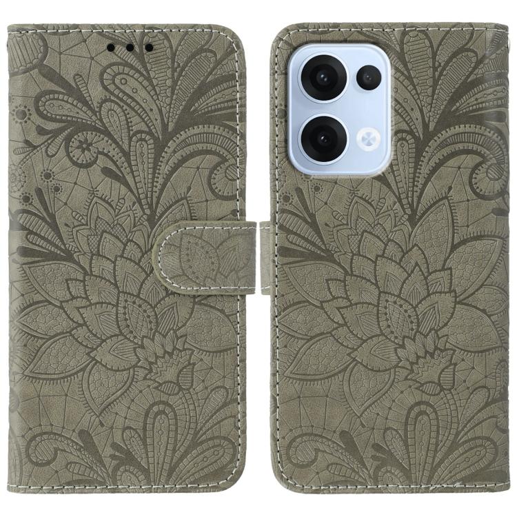 Lace Flower Embossing Flip Leather Phone Case, For OPPO Find X9, For OPPO A6 Pro 5G, For OPPO Find X9 Pro, For OPPO A5 Pro 5G Global, For OPPO Reno13 Pro 5G Global, For OPPO Reno13 5G Global, For OPPO Reno13 F 4G Global / 5G Global, For OPPO Find X8