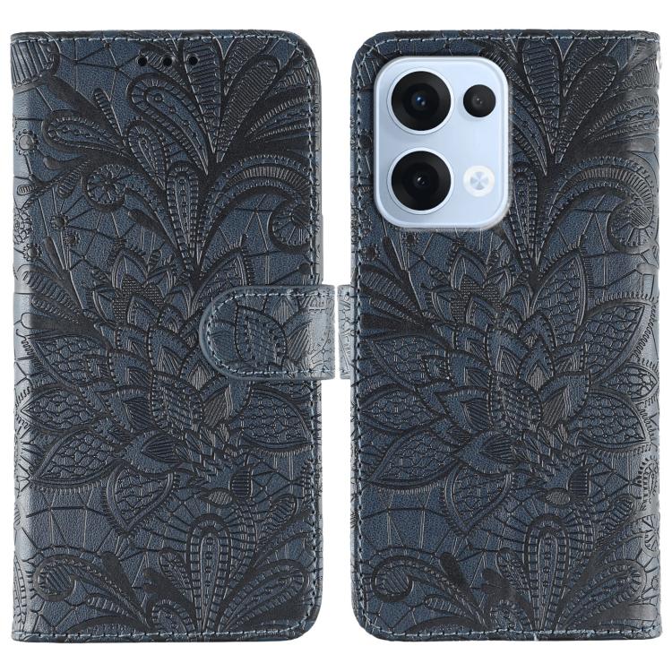 Lace Flower Embossing Flip Leather Phone Case, For OPPO Find X9, For OPPO A6 Pro 5G, For OPPO Find X9 Pro, For OPPO A5 Pro 5G Global, For OPPO Reno13 Pro 5G Global, For OPPO Reno13 5G Global, For OPPO Reno13 F 4G Global / 5G Global, For OPPO Find X8