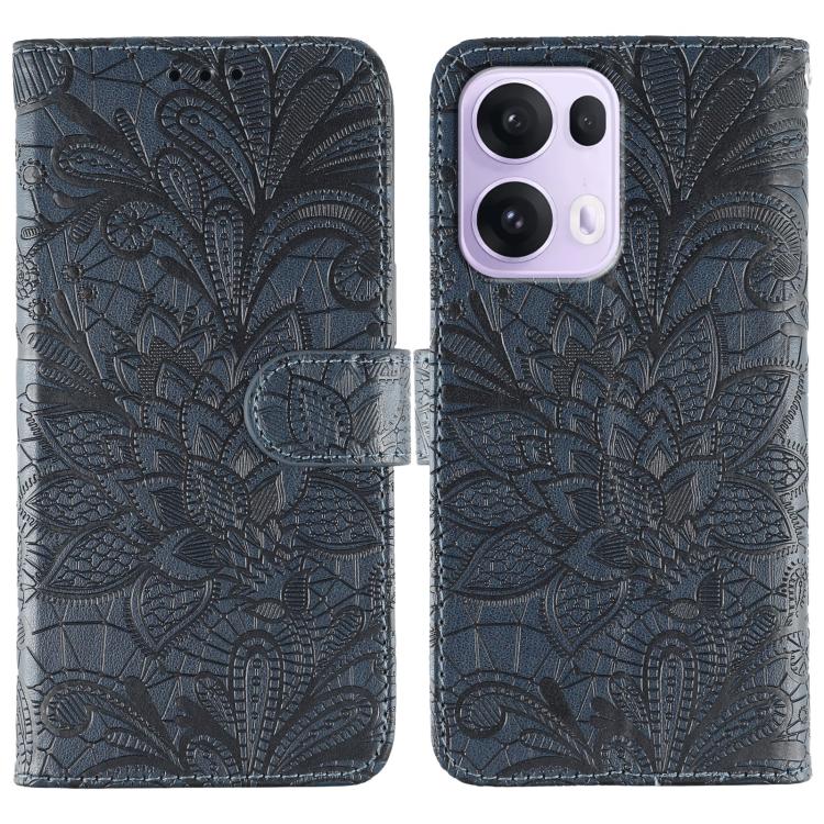 Lace Flower Embossing Flip Leather Phone Case, For OPPO Find X9, For OPPO A6 Pro 5G, For OPPO Find X9 Pro, For OPPO A5 Pro 5G Global, For OPPO Reno13 Pro 5G Global, For OPPO Reno13 5G Global, For OPPO Reno13 F 4G Global / 5G Global, For OPPO Find X8