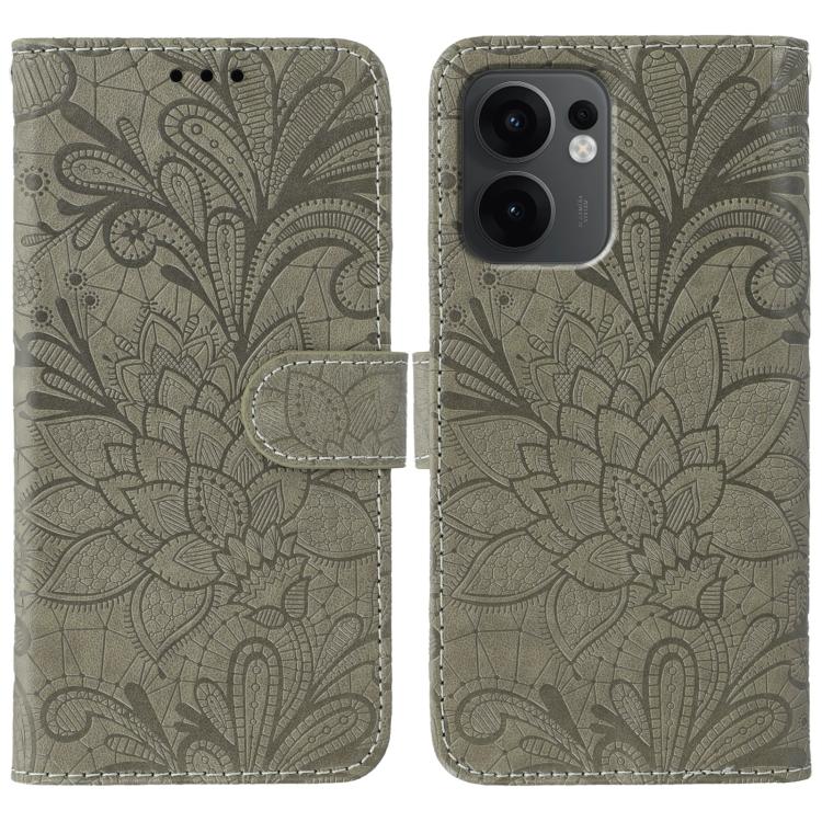 Lace Flower Embossing Flip Leather Phone Case, For OPPO Find X9, For OPPO A6 Pro 5G, For OPPO Find X9 Pro, For OPPO A5 Pro 5G Global, For OPPO Reno13 Pro 5G Global, For OPPO Reno13 5G Global, For OPPO Reno13 F 4G Global / 5G Global, For OPPO Find X8