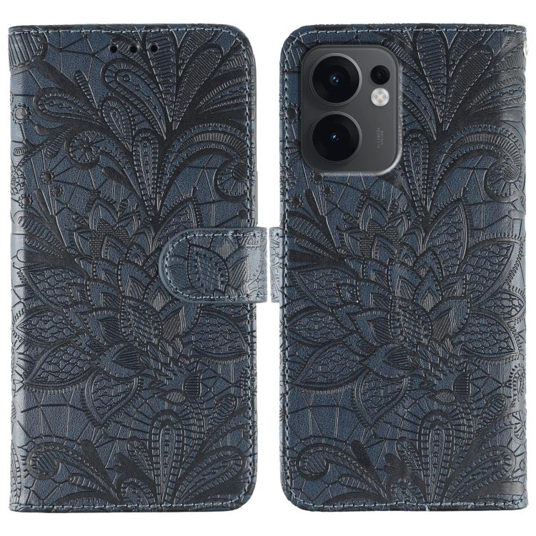 Lace Flower Embossing Flip Leather Phone Case, For OPPO Find X9, For OPPO A6 Pro 5G, For OPPO Find X9 Pro, For OPPO A5 Pro 5G Global, For OPPO Reno13 Pro 5G Global, For OPPO Reno13 5G Global, For OPPO Reno13 F 4G Global / 5G Global, For OPPO Find X8