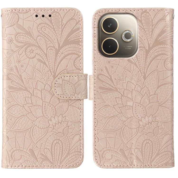 Lace Flower Embossing Flip Leather Phone Case, For OPPO Find X9, For OPPO A6 Pro 5G, For OPPO Find X9 Pro, For OPPO A5 Pro 5G Global, For OPPO Reno13 Pro 5G Global, For OPPO Reno13 5G Global, For OPPO Reno13 F 4G Global / 5G Global, For OPPO Find X8