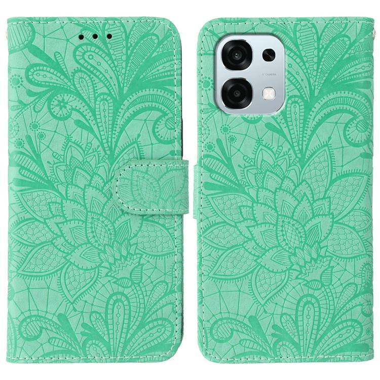 Lace Flower Embossing Flip Leather Phone Case, For OPPO Find X9, For OPPO A6 Pro 5G, For OPPO Find X9 Pro, For OPPO A5 Pro 5G Global, For OPPO Reno13 Pro 5G Global, For OPPO Reno13 5G Global, For OPPO Reno13 F 4G Global / 5G Global, For OPPO Find X8