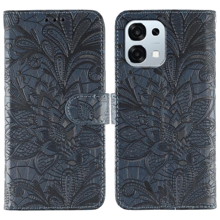 Lace Flower Embossing Flip Leather Phone Case, For OPPO Find X9, For OPPO A6 Pro 5G, For OPPO Find X9 Pro, For OPPO A5 Pro 5G Global, For OPPO Reno13 Pro 5G Global, For OPPO Reno13 5G Global, For OPPO Reno13 F 4G Global / 5G Global, For OPPO Find X8