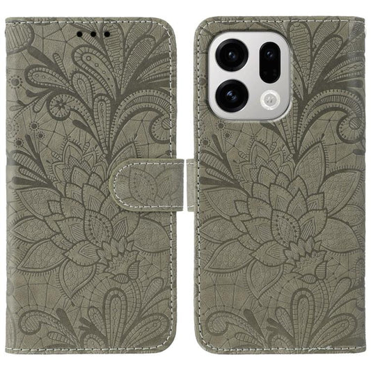 Lace Flower Embossing Flip Leather Phone Case, For OPPO Find X9, For OPPO A6 Pro 5G, For OPPO Find X9 Pro, For OPPO A5 Pro 5G Global, For OPPO Reno13 Pro 5G Global, For OPPO Reno13 5G Global, For OPPO Reno13 F 4G Global / 5G Global, For OPPO Find X8