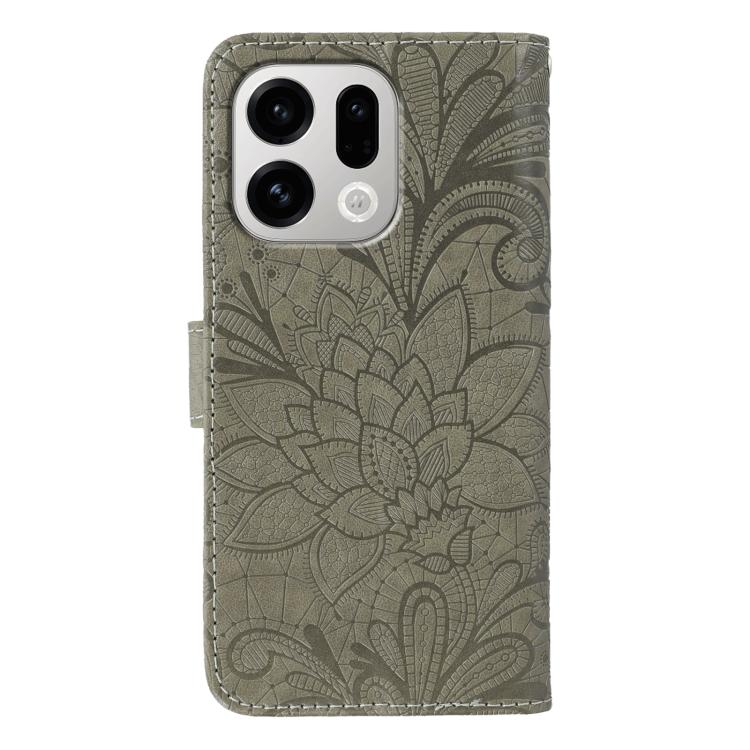 Lace Flower Embossing Flip Leather Phone Case, For OPPO Find X9, For OPPO A6 Pro 5G, For OPPO Find X9 Pro, For OPPO A5 Pro 5G Global, For OPPO Reno13 Pro 5G Global, For OPPO Reno13 5G Global, For OPPO Reno13 F 4G Global / 5G Global, For OPPO Find X8