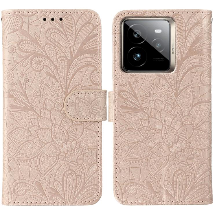 Lace Flower Embossing Flip Leather Phone Case, For Realme 14 Pro+, For Realme 14 Pro, For Realme 14x, For Realme GT 7 Pro