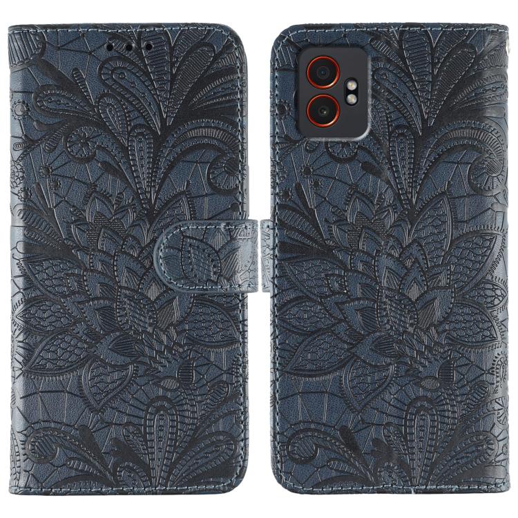Lace Flower Embossing Flip Leather Phone Case, For Samsung Galaxy XCover7 Pro, For Samsung Galaxy XCover7