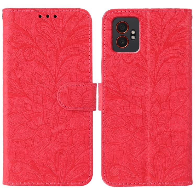 Lace Flower Embossing Flip Leather Phone Case, For Samsung Galaxy XCover7 Pro, For Samsung Galaxy XCover7