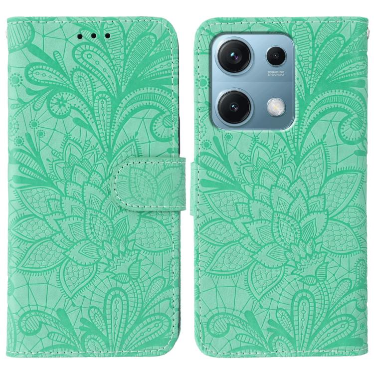 Lace Flower Embossing Flip Leather Phone Case, For Redmi 15C 5G / 4G EU 173mm, For Redmi 15 5G Global / 15 4G SEA, For Redmi 15 5G / 4G EU 171mm, For Redmi 15C 5G / 4G Global 171mm, For Redmi Turbo 4 Pro 5G / Poco F7, For Redmi A5 4G 173.3mm           ...