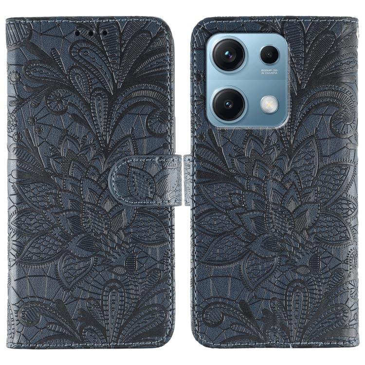 Lace Flower Embossing Flip Leather Phone Case, For Redmi 15C 5G / 4G EU 173mm, For Redmi 15 5G Global / 15 4G SEA, For Redmi 15 5G / 4G EU 171mm, For Redmi 15C 5G / 4G Global 171mm, For Redmi Turbo 4 Pro 5G / Poco F7, For Redmi A5 4G 173.3mm           ...