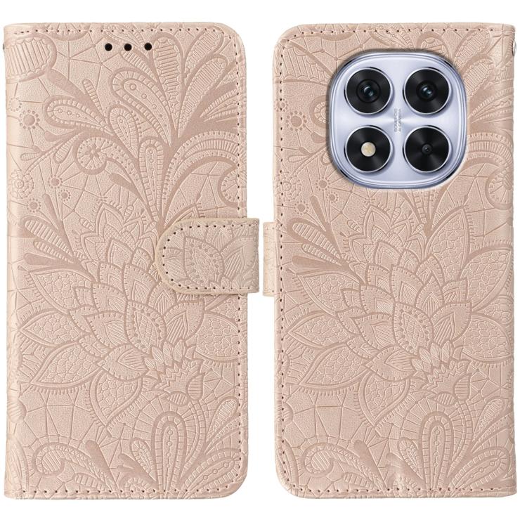 Lace Flower Embossing Flip Leather Phone Case, For Redmi Note 14 4G 164.84mm EU, For Redmi Note 14 Pro 4G Global, For Redmi Note 14 5G Global, For Redmi Note 14 4G 163.25mm Global