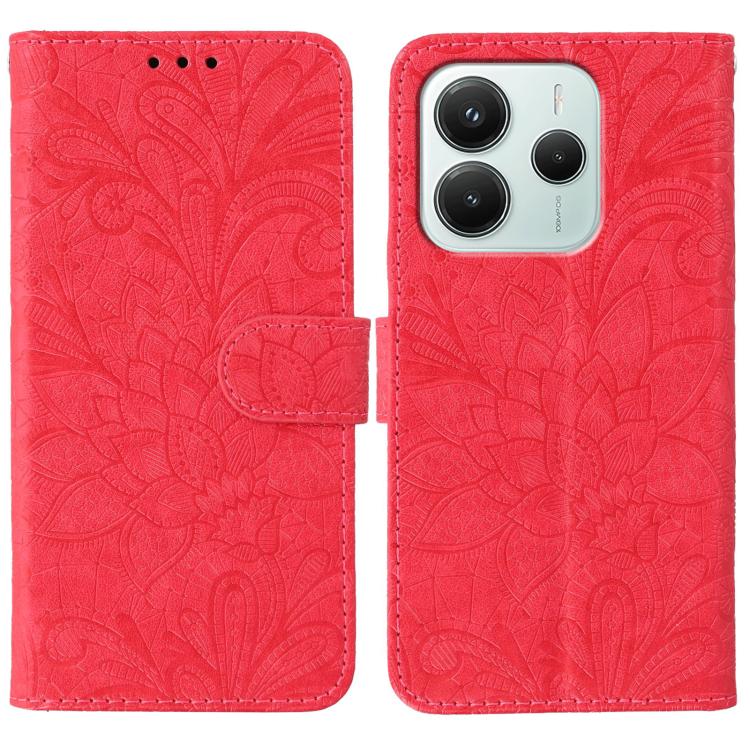 Lace Flower Embossing Flip Leather Phone Case, For Redmi Note 14 4G 164.84mm EU, For Redmi Note 14 Pro 4G Global, For Redmi Note 14 5G Global, For Redmi Note 14 4G 163.25mm Global