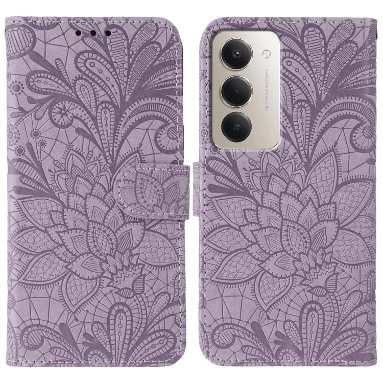 Lace Flower Embossing Flip Leather Phone Case, For Redmi 15C 5G / 4G EU 173mm, For Redmi 15 5G Global / 15 4G SEA, For Redmi 15 5G / 4G EU 171mm, For Redmi 15C 5G / 4G Global 171mm, For Redmi Turbo 4 Pro 5G / Poco F7, For Redmi A5 4G 173.3mm           ...