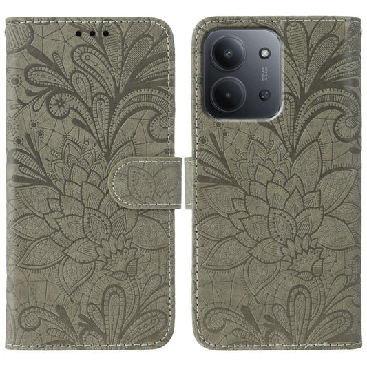 Lace Flower Embossing Flip Leather Phone Case, For Redmi 15C 5G / 4G EU 173mm, For Redmi 15 5G Global / 15 4G SEA, For Redmi 15 5G / 4G EU 171mm, For Redmi 15C 5G / 4G Global 171mm, For Redmi Turbo 4 Pro 5G / Poco F7, For Redmi A5 4G 173.3mm           ...