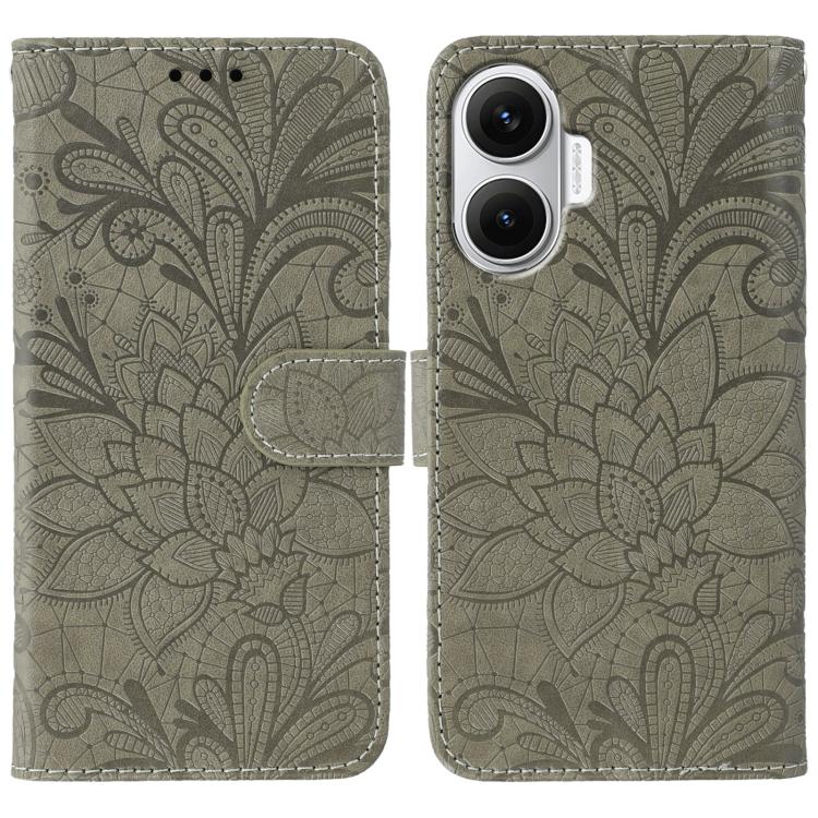 Lace Flower Embossing Flip Leather Phone Case, For Redmi 15C 5G / 4G EU 173mm, For Redmi 15 5G Global / 15 4G SEA, For Redmi 15 5G / 4G EU 171mm, For Redmi 15C 5G / 4G Global 171mm, For Redmi Turbo 4 Pro 5G / Poco F7, For Redmi A5 4G 173.3mm           ...
