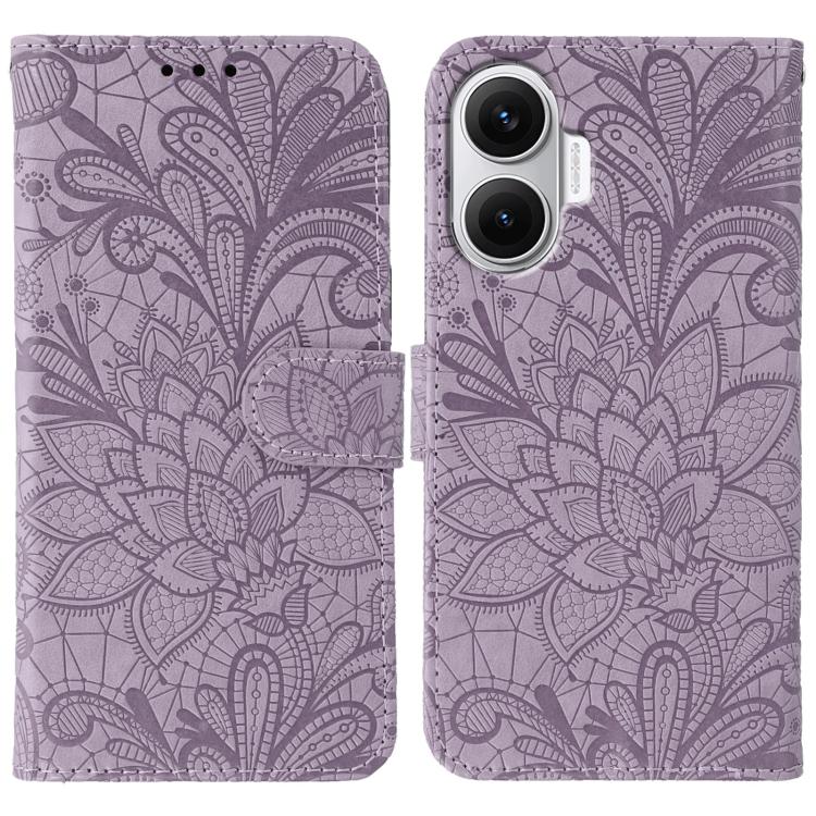 Lace Flower Embossing Flip Leather Phone Case, For Redmi 15C 5G / 4G EU 173mm, For Redmi 15 5G Global / 15 4G SEA, For Redmi 15 5G / 4G EU 171mm, For Redmi 15C 5G / 4G Global 171mm, For Redmi Turbo 4 Pro 5G / Poco F7, For Redmi A5 4G 173.3mm           ...