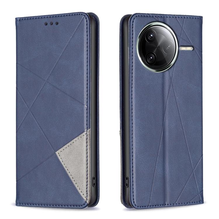 Rhombus Texture Magnetic Leather Phone Case, For Xiaomi 17T Pro 5G, For Xiaomi 17T 5G, For Xiaomi Poco M7 4G 169mm, For Xiaomi 15T Pro, For Xiaomi 15T 5G, For Xiaomi Poco C71, For Xiaomi Poco F7 Pro / F7 Ultra