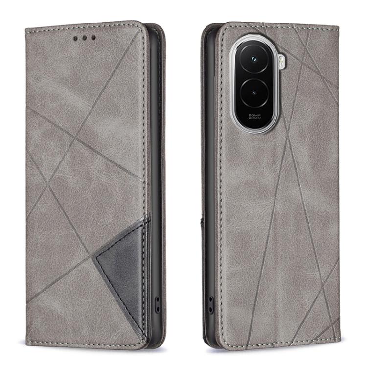 Rhombus Texture Magnetic Leather Phone Case, For Xiaomi 17T Pro 5G, For Xiaomi 17T 5G, For Xiaomi Poco M7 4G 169mm, For Xiaomi 15T Pro, For Xiaomi 15T 5G, For Xiaomi Poco C71, For Xiaomi Poco F7 Pro / F7 Ultra