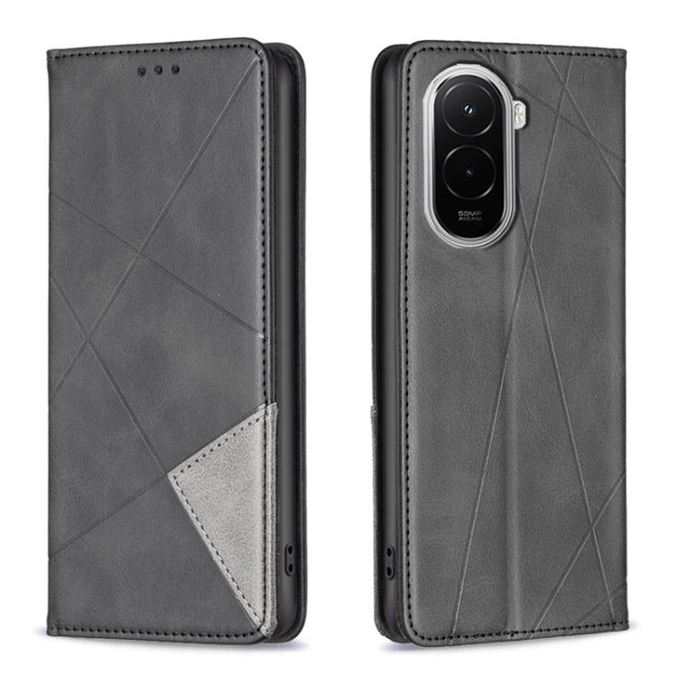 Rhombus Texture Magnetic Leather Phone Case, For Xiaomi 17T Pro 5G, For Xiaomi 17T 5G, For Xiaomi Poco M7 4G 169mm, For Xiaomi 15T Pro, For Xiaomi 15T 5G, For Xiaomi Poco C71, For Xiaomi Poco F7 Pro / F7 Ultra