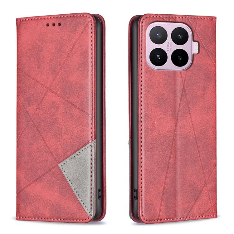 Rhombus Texture Magnetic Leather Phone Case, For Xiaomi 17T Pro 5G, For Xiaomi 17T 5G, For Xiaomi Poco M7 4G 169mm, For Xiaomi 15T Pro, For Xiaomi 15T 5G, For Xiaomi Poco C71, For Xiaomi Poco F7 Pro / F7 Ultra