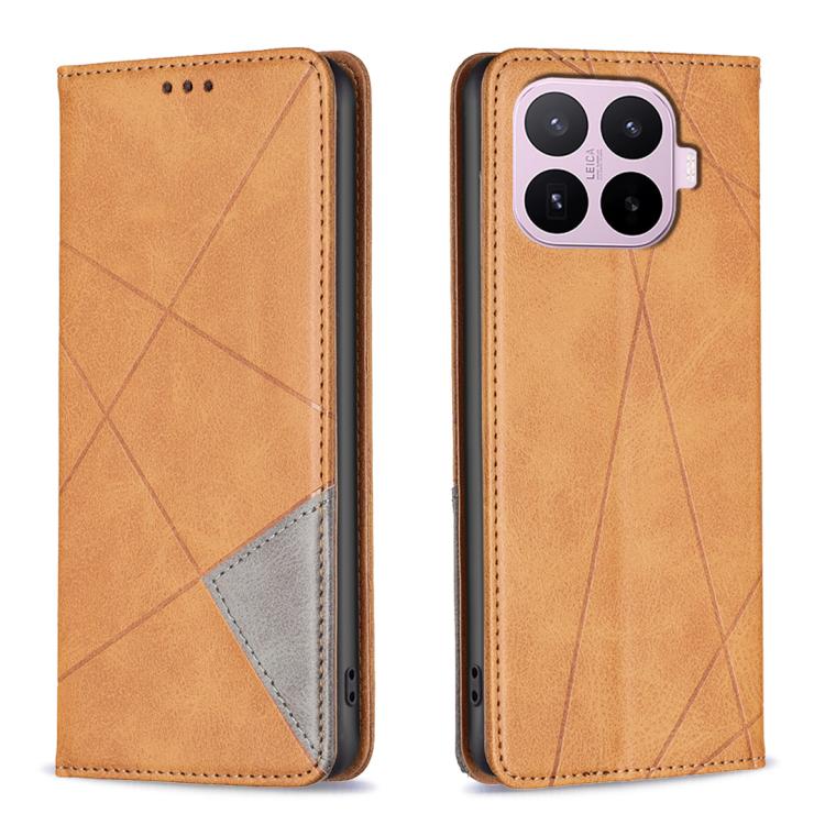 Rhombus Texture Magnetic Leather Phone Case, For Xiaomi 17T Pro 5G, For Xiaomi 17T 5G, For Xiaomi Poco M7 4G 169mm, For Xiaomi 15T Pro, For Xiaomi 15T 5G, For Xiaomi Poco C71, For Xiaomi Poco F7 Pro / F7 Ultra