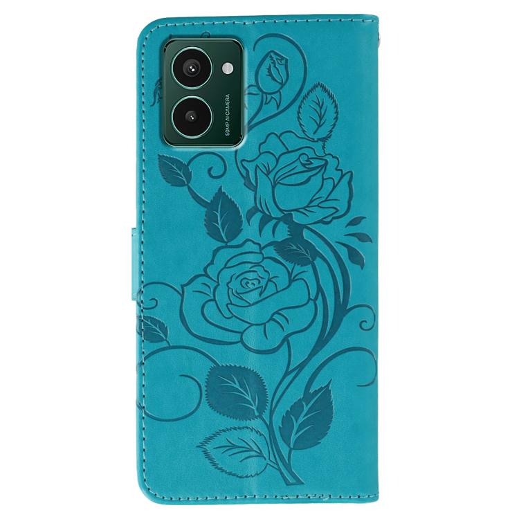 Rose Butterfly Embossed Leather Phone Case, For HMD Pulse Pro