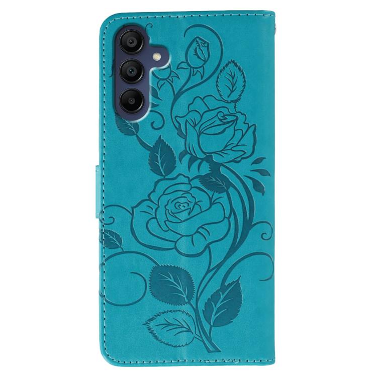 Rose Butterfly Embossed Leather Phone Case, For Samsung Galaxy A16 4G / 5G, For Samsung Galaxy A05