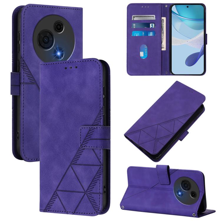 Crossbody 3D Embossed Flip Leather Phone Case, For TCL K32 5G / K33 5G, For TCL 60 NxtPaper, For TCL 605 / 60 SE