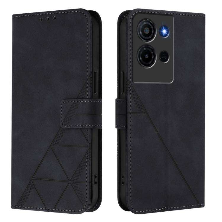 Crossbody 3D Embossed Flip Leather Phone Case, For TCL K32 5G / K33 5G, For TCL 60 NxtPaper, For TCL 605 / 60 SE