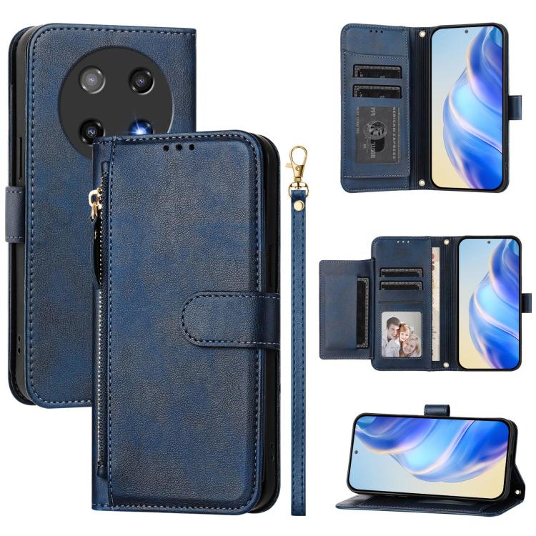 Multi-Card Slots Zipper Wallet Leather Phone Case, For Coolpad C16, For Coolpad X100, For Coolpad Cool 40i