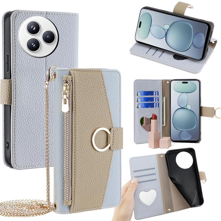 Crossbody Litchi Texture Leather Phone Case, For Xiaomi 17 Pro Max, For Xiaomi 17 Pro, For Xiaomi 17, For Xiaomi Civi 5 Pro 5G, For Xiaomi 15 Ultra