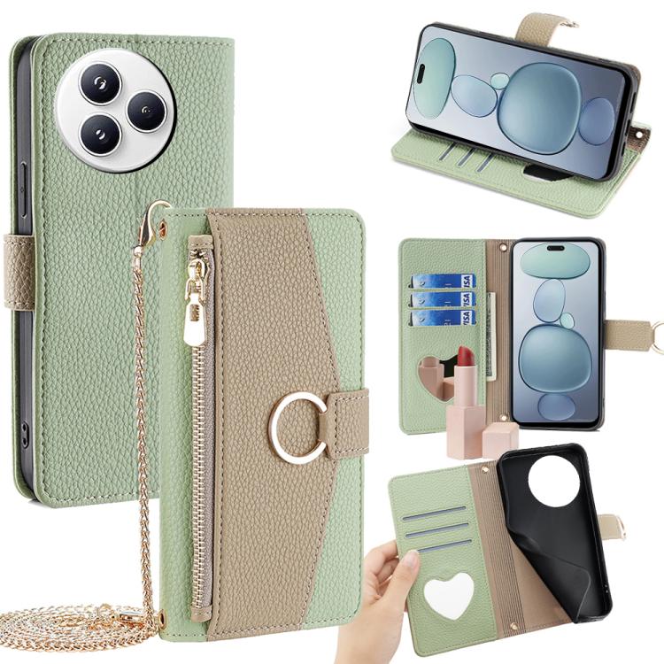 Crossbody Litchi Texture Leather Phone Case, For Xiaomi 17 Pro Max, For Xiaomi 17 Pro, For Xiaomi 17, For Xiaomi Civi 5 Pro 5G, For Xiaomi 15 Ultra