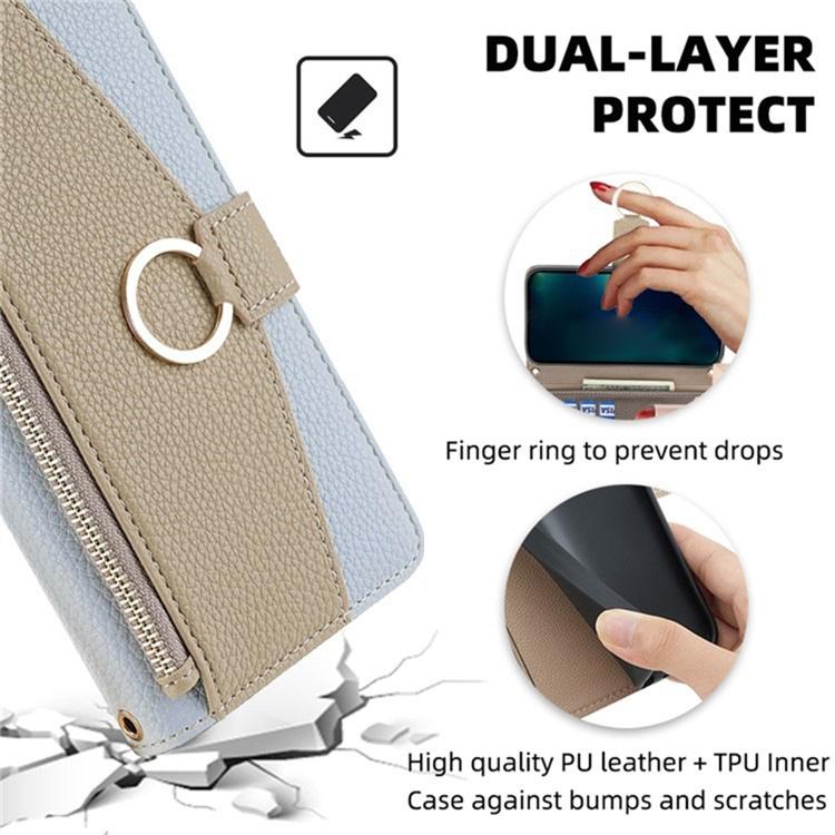 Crossbody Litchi Texture Leather Phone Case, For Xiaomi 17 Pro Max, For Xiaomi 17 Pro, For Xiaomi 17, For Xiaomi Civi 5 Pro 5G, For Xiaomi 15 Ultra