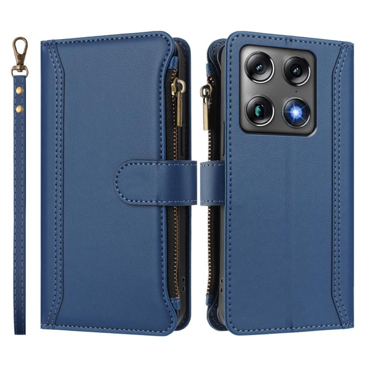 Magnetic Closure 9 Card Slots Zipper Leather Case with Hand Strap, For Motorola Moto X70 Air Pro 5G, For Motorola Moto G17 4G/G17 Power 4G, For Motorola Moto G67 5G / G77 5G Global, For Motorola Moto G67 Power 5G Global                                 ...
