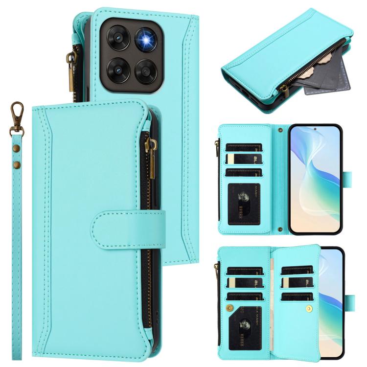 Magnetic Closure 9 Card Slots Zipper Leather Case with Hand Strap, For Motorola Moto G Max/G87/G77/G67 5G, For Motorola Moto X70 Air Pro 5G, For Motorola Moto G17 4G/G17 Power 4G, For Motorola Moto G67 Power 5G Global, For Motorola Edge 70 5G / X70 Air...