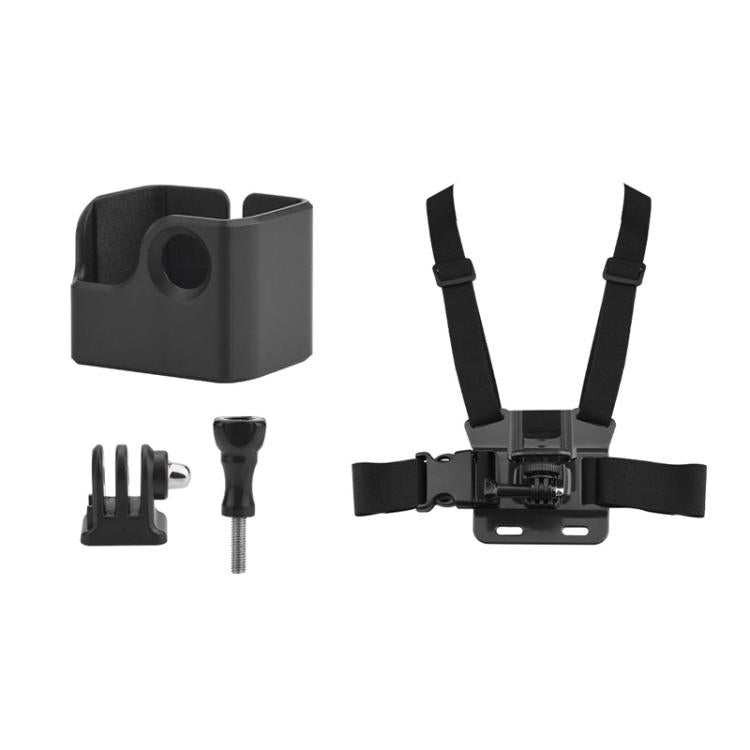 For DJI OSMO Pocket 3 BRDRC Protection Frame Adapter Base, Frame, Frame + Backpack Clip, Frame + Clip + Chest Strap, Frame + Head Strap, Frame + Chest Strap
