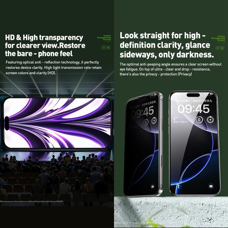WK WTP-096 Jungle Series Kinkong 6D Curved HD Tempered Glass Film, For iPhone 16 Pro Max, For iPhone 16 Pro, For iPhone 16 Plus / 15 Plus, For iPhone 16 / 15, For iPhone 15 Pro Max, For iPhone 15 Pro