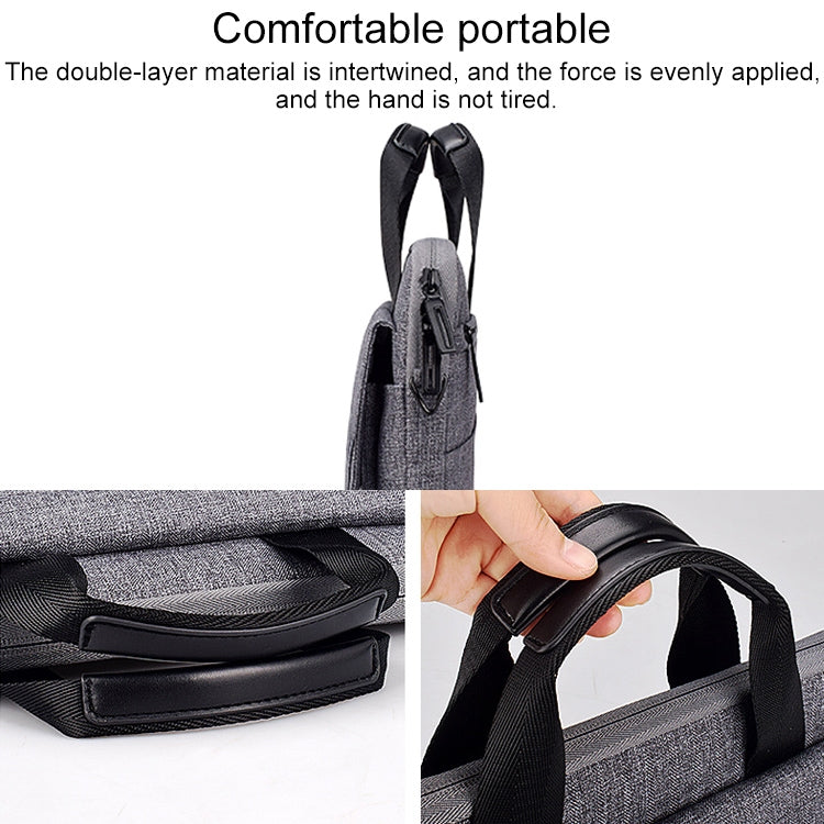 ST08 Handheld Briefcase Carrying Storage Bag with Shoulder Strap, for 13.3 inch Laptop, for 14.1 inch Laptop, for 15.4 inch Laptop