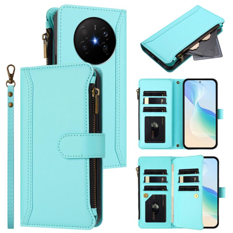 Magnetic Closure 9 Card Slots Zipper Leather Case with Hand Strap, For Huawei nova 14, For Huawei nova 16, For Huawei Pura 90 Pro Max 5G, For Huawei Pura 90 Pro 5G, For Huawei Mate 70 Air 5G, For Huawei Enjoy 80s 4G, For Huawei nova 14 Ultra           ...