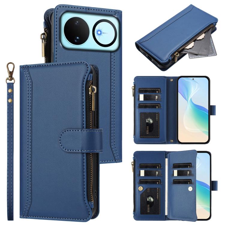 Magnetic Closure 9 Card Slots Zipper Leather Case with Hand Strap, For Huawei nova 14, For Huawei nova 16, For Huawei Pura 90 Pro Max 5G, For Huawei Pura 90 Pro 5G, For Huawei Mate 70 Air 5G, For Huawei Enjoy 80s 4G, For Huawei nova 14 Ultra           ...