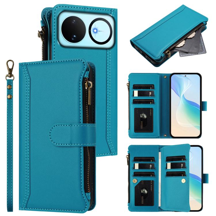 Magnetic Closure 9 Card Slots Zipper Leather Case with Hand Strap, For Huawei nova 14, For Huawei nova 16, For Huawei Pura 90 Pro Max 5G, For Huawei Pura 90 Pro 5G, For Huawei Mate 70 Air 5G, For Huawei Enjoy 80s 4G, For Huawei nova 14 Ultra           ...