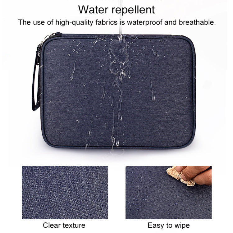 SM01 Multi-function Waterproof Double Layer Data Cable Earphone U Disk Digital Accessories Storage Bag, Size: S, Size: S(Pink), Size: S(Black)