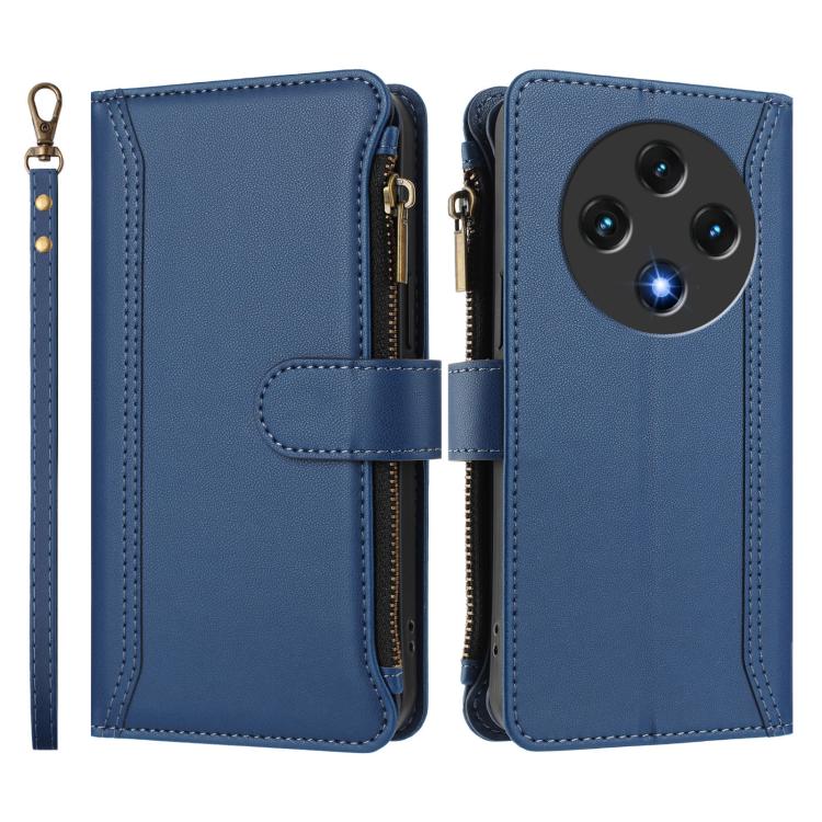 Magnetic Closure 9 Card Slots Zipper Leather Case with Hand Strap, For Umidigi G100, For Umidigi Note 100, For Umidigi Note 90, For Umidigi A15 / A15C / A15T, For Umidigi G9 5G / Note 9 5G, For Umidigi Bison X20, For Umidigi Power 7 / Power 7S         ...