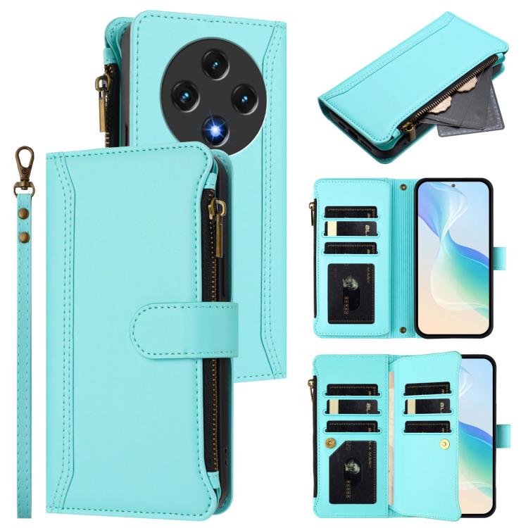 Magnetic Closure 9 Card Slots Zipper Leather Case with Hand Strap, For Umidigi G100, For Umidigi Note 100, For Umidigi Note 90, For Umidigi A15 / A15C / A15T, For Umidigi G9 5G / Note 9 5G, For Umidigi Bison X20, For Umidigi Power 7 / Power 7S         ...