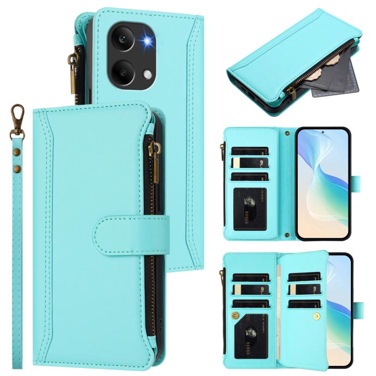 Magnetic Closure 9 Card Slots Zipper Leather Case with Hand Strap, For Redmi A5 4G 171.7mm / Poco C71, For Redmi K90 Max 5G, For Redmi A7 Pro 4G Global / Poco C85x 5G, For Redmi 15a 5G Global, For Redmi Turbo 5 Max 5G/Poco X8 Pro Max 5G                ...