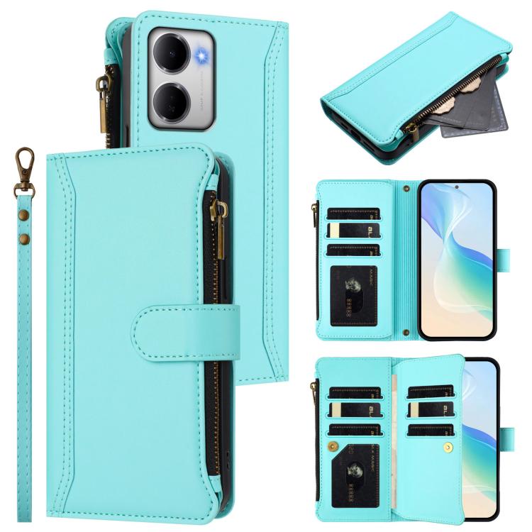 Magnetic Closure 9 Card Slots Zipper Leather Case with Hand Strap, For Redmi A5 4G 171.7mm / Poco C71, For Redmi K90 Max 5G, For Redmi A7 Pro 4G Global / Poco C85x 5G, For Redmi 15a 5G Global, For Redmi Turbo 5 Max 5G/Poco X8 Pro Max 5G                ...