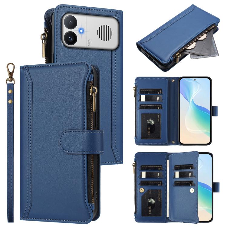 Magnetic Closure 9 Card Slots Zipper Leather Case with Hand Strap, For Redmi A5 4G 171.7mm / Poco C71, For Redmi K90 Max 5G, For Redmi A7 Pro 4G Global / Poco C85x 5G, For Redmi 15a 5G Global, For Redmi Turbo 5 Max 5G/Poco X8 Pro Max 5G                ...