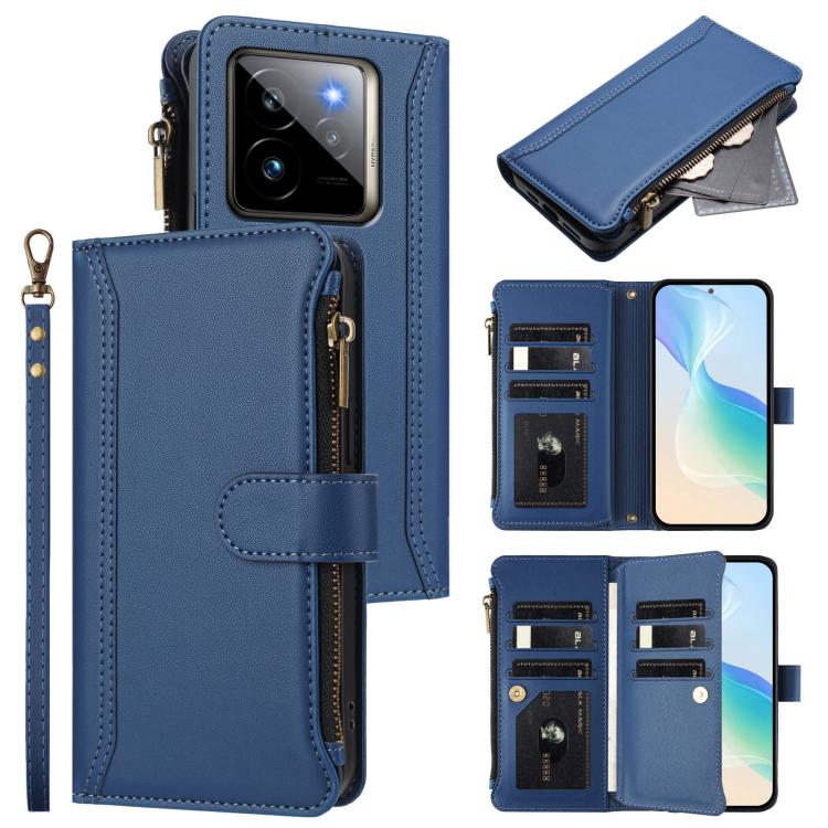 Magnetic Closure 9 Card Slots Zipper Leather Case with Hand Strap, For Realme GT7 Pro 5G / GT7 Pro Racing, For Realme C63 5G Global, For Realme 12 5G Global / 12X 5G Global, For Realme C63 4G Global / Narzo N63 4G                                       ...